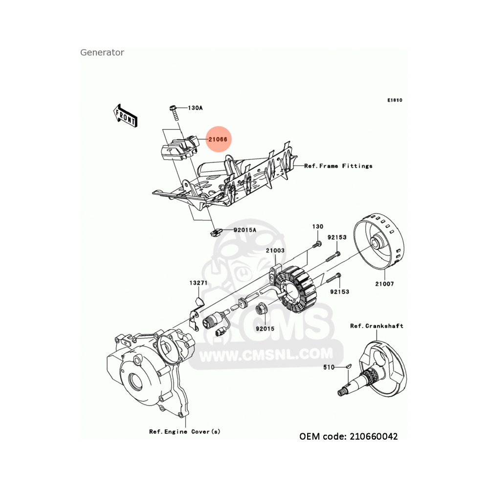 Athena Реле регулатор ATV Kawasaki KFX450R 08-14 - изглед 7