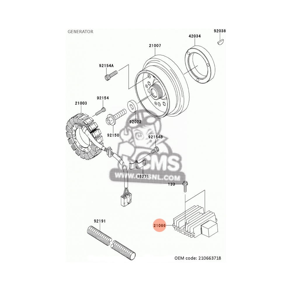 Athena Реле регулатор Kawasaki, Yamaha, Suzuki - изглед 7