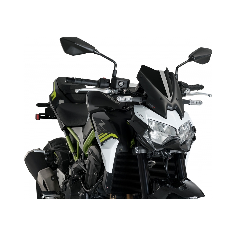 Puig Слюда New Generation Sport Kawasaki Z900 20-24, Z900SE 22-24 Black - изглед 2
