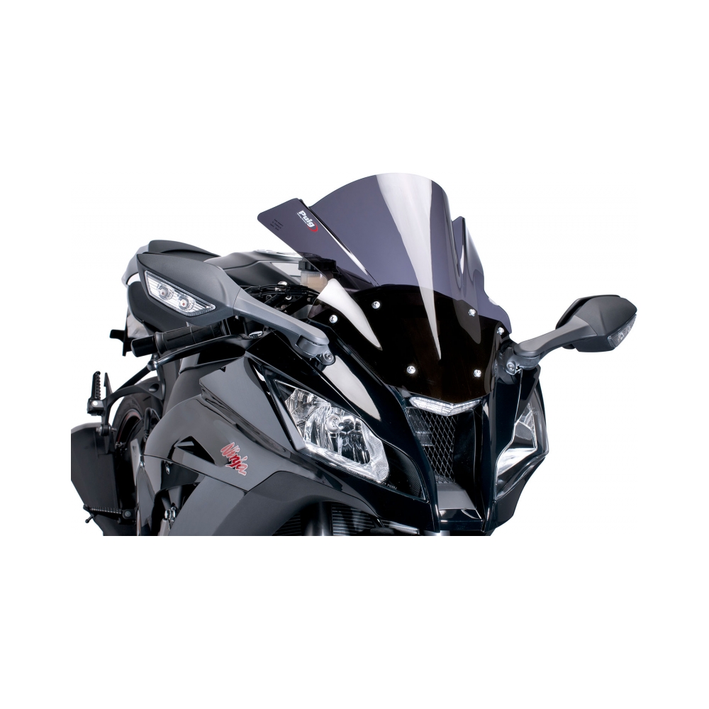 Puig Слюда Z-Racing Kawasaki ZX-10R 11-15 Dark Smoke - изглед 1