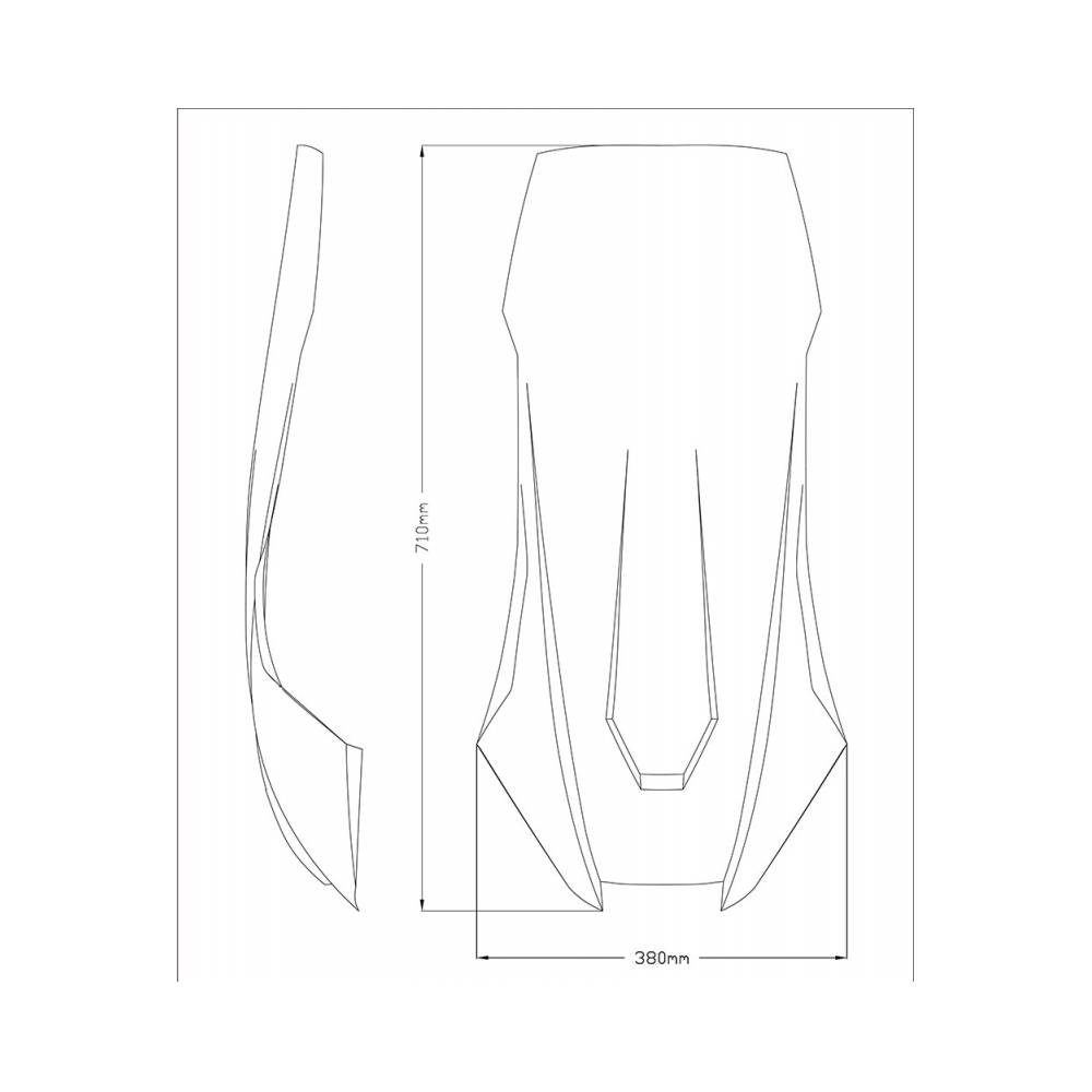 Puig Слюда Touring Honda X-ADV 750 21-25 Clear - изглед 4