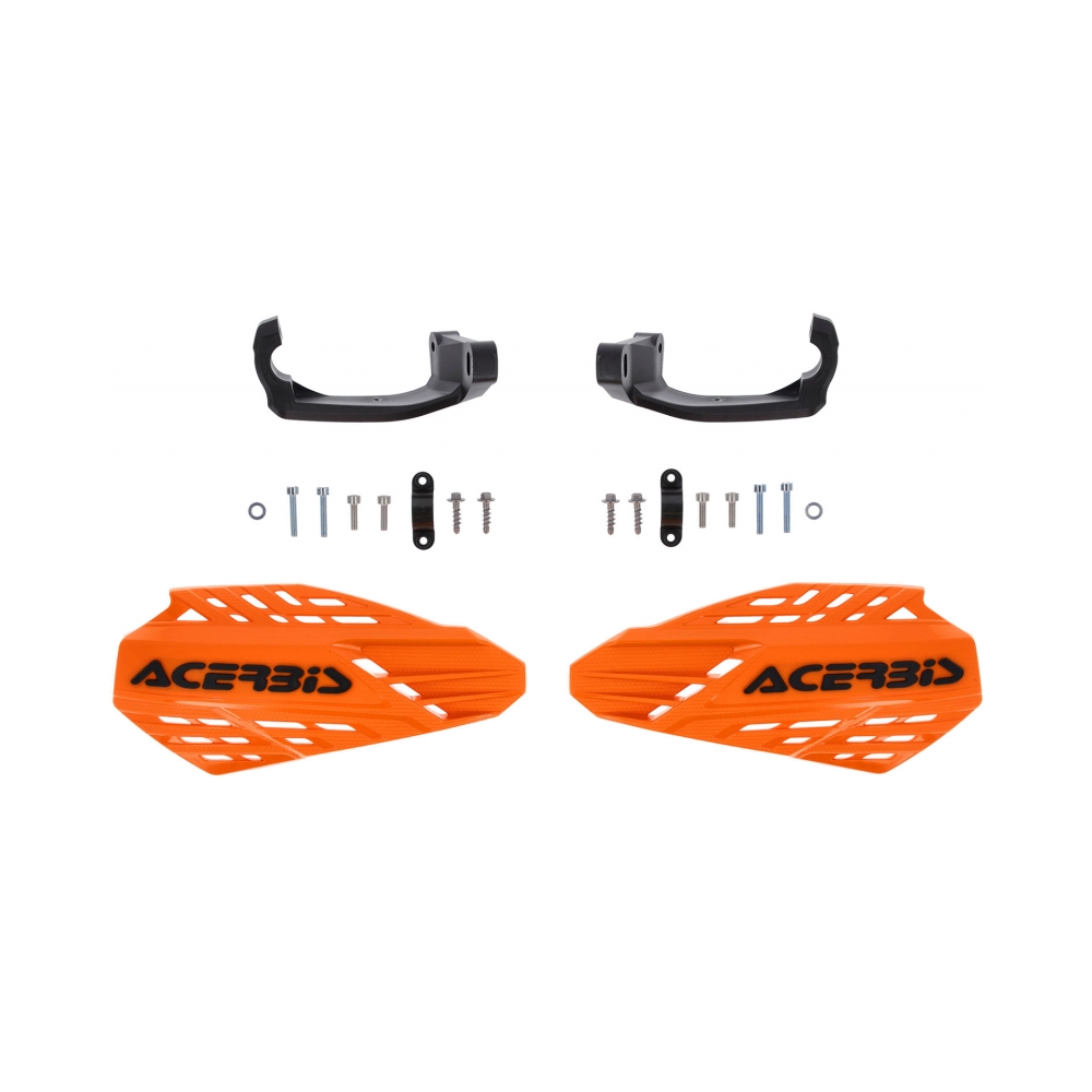 Acerbis Предпазители за кормило Linear Vented Orange/Black - изглед 4