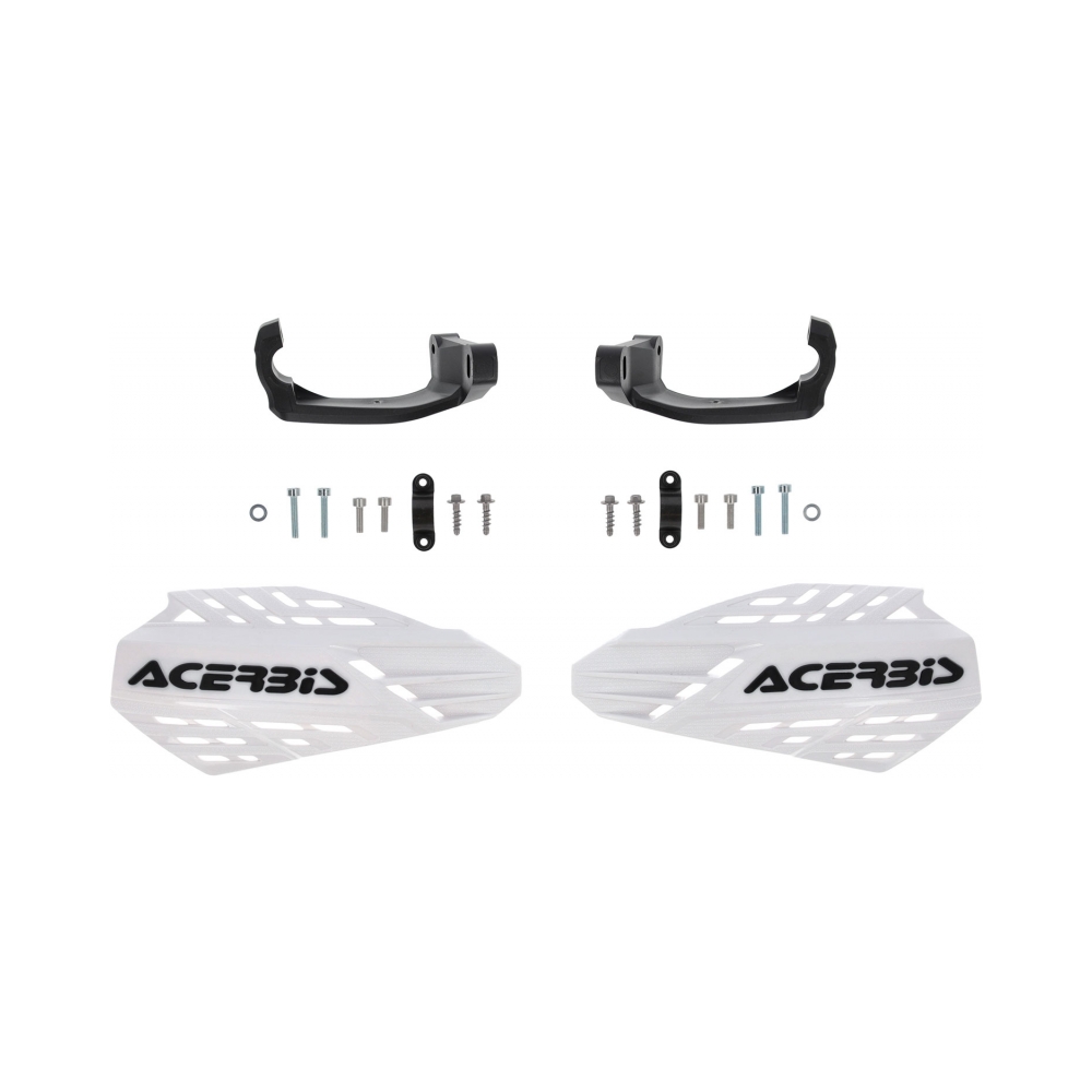 Acerbis Предпазители за кормило Linear Vented White/Black - изглед 4