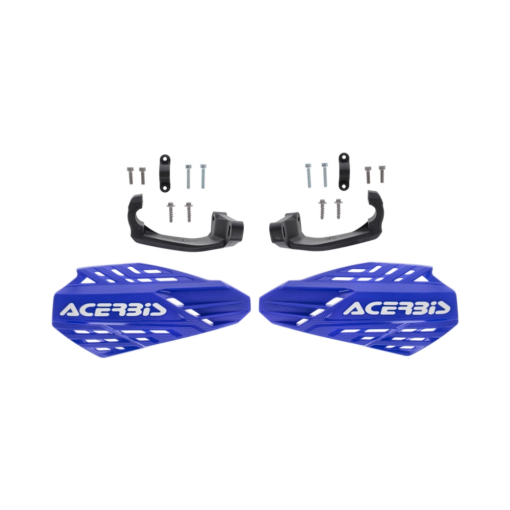 Acerbis Предпазители за кормило Linear Vented Blue/White - изглед 4