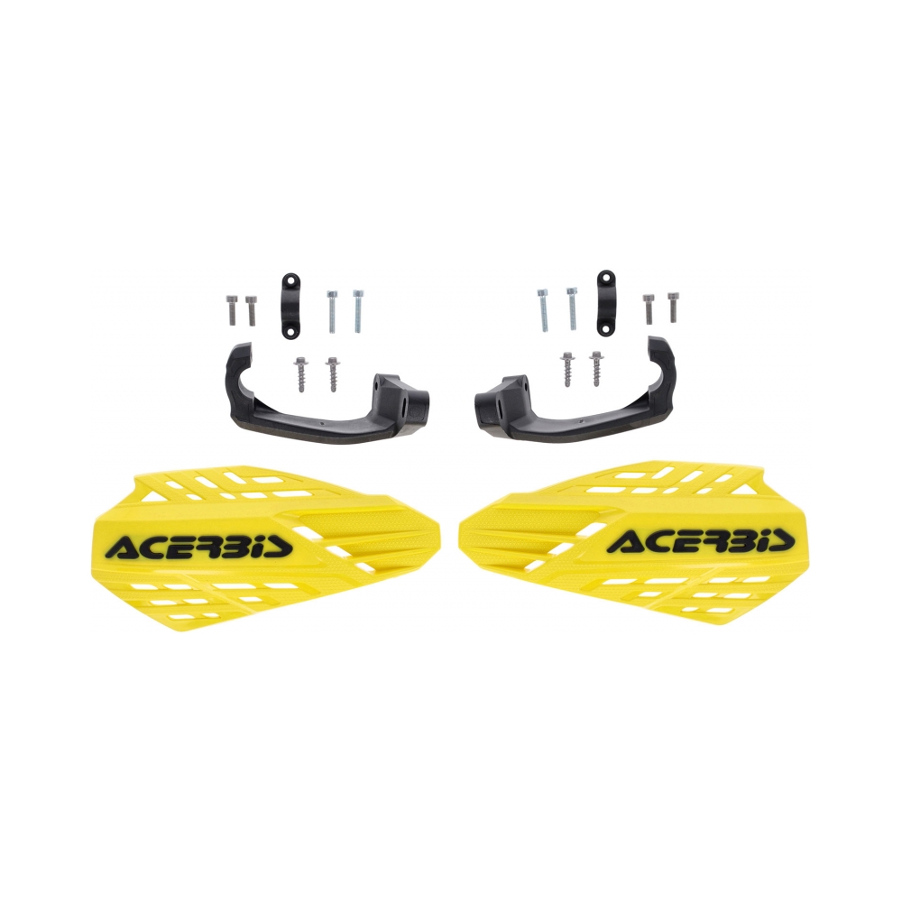 Acerbis Предпазители за кормило Linear Vented Yellow/Black - изглед 4