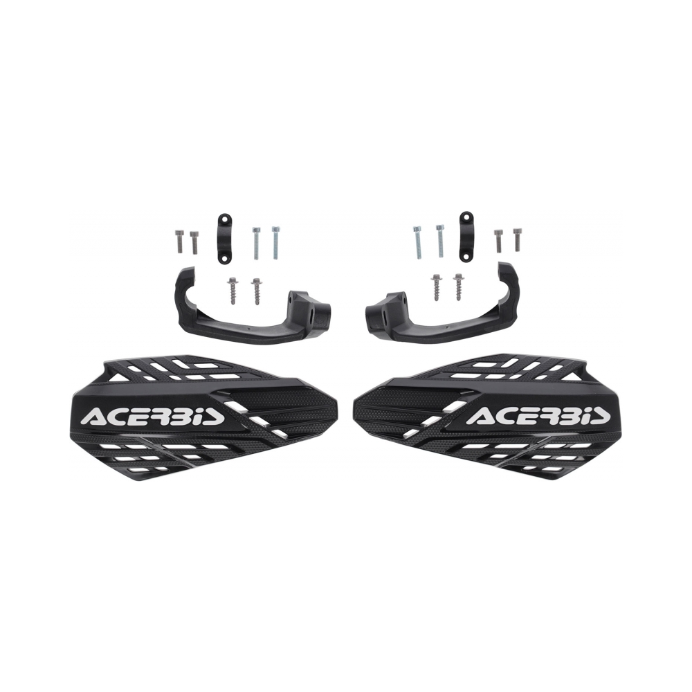 Acerbis Предпазители за кормило Linear Vented Black/White - изглед 4
