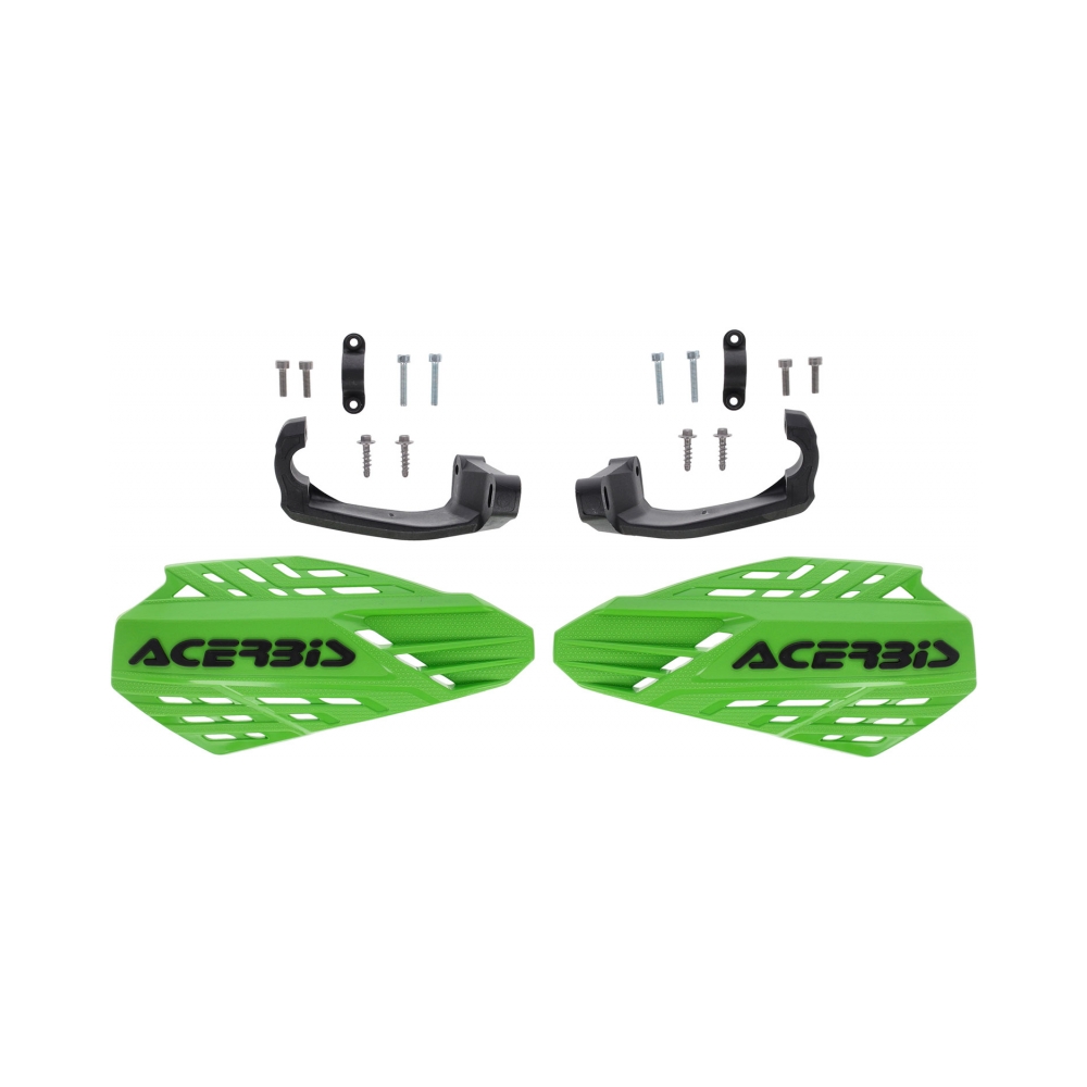 Acerbis Предпазители за кормило Linear Vented Green/Black - изглед 4