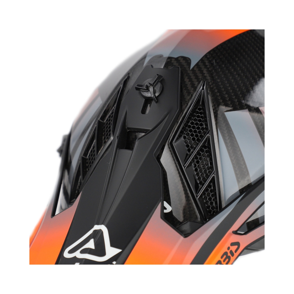 Acerbis Каска Steel Carbon Nero/Arancio ECE-2206 - изглед 11