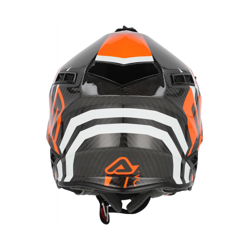 Acerbis Каска Steel Carbon Nero/Arancio ECE-2206 - изглед 4
