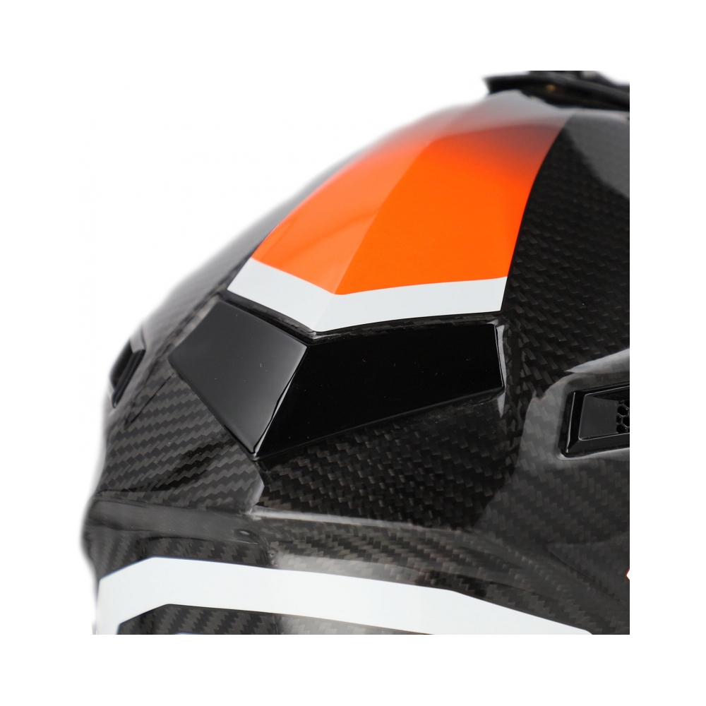Acerbis Каска Steel Carbon Nero/Arancio ECE-2206 - изглед 10