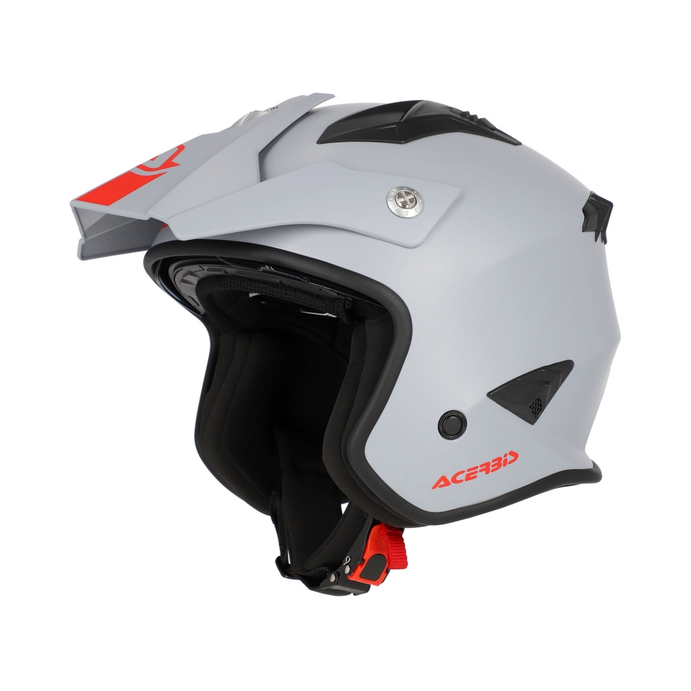 Acerbis Каска Jet Aria Light Grey - изглед 1