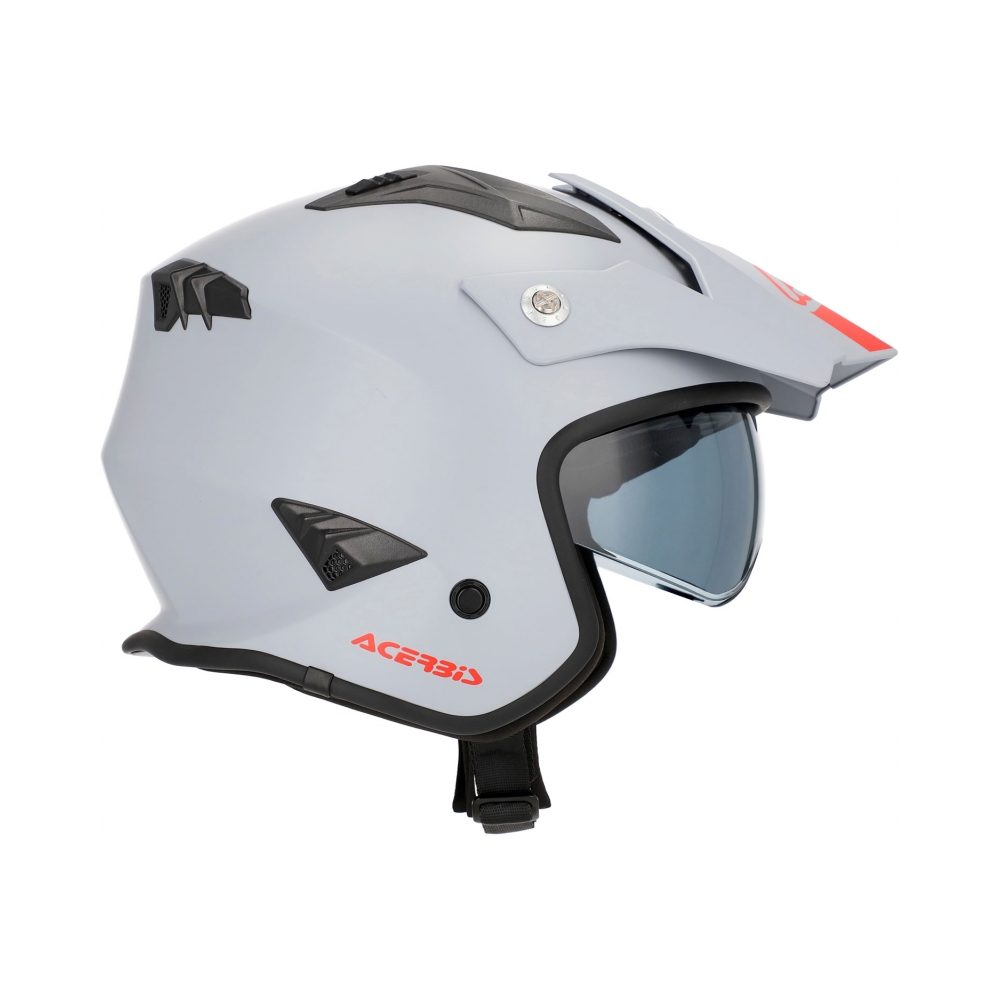 Acerbis Каска Jet Aria Light Grey - изглед 3