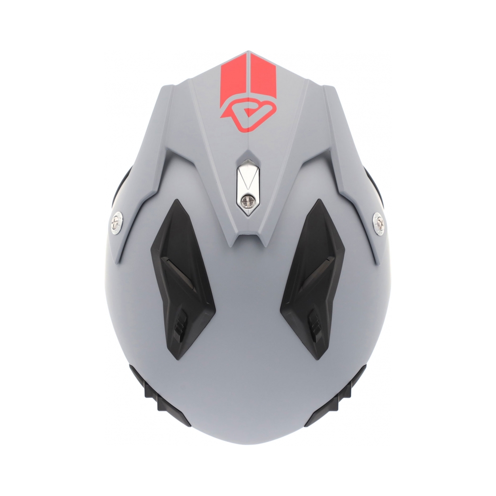 Acerbis Каска Jet Aria Light Grey - изглед 6