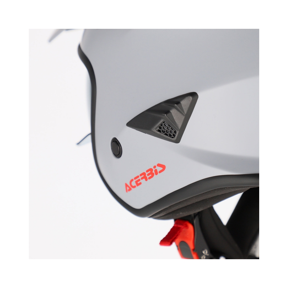Acerbis Каска Jet Aria Light Grey - изглед 7