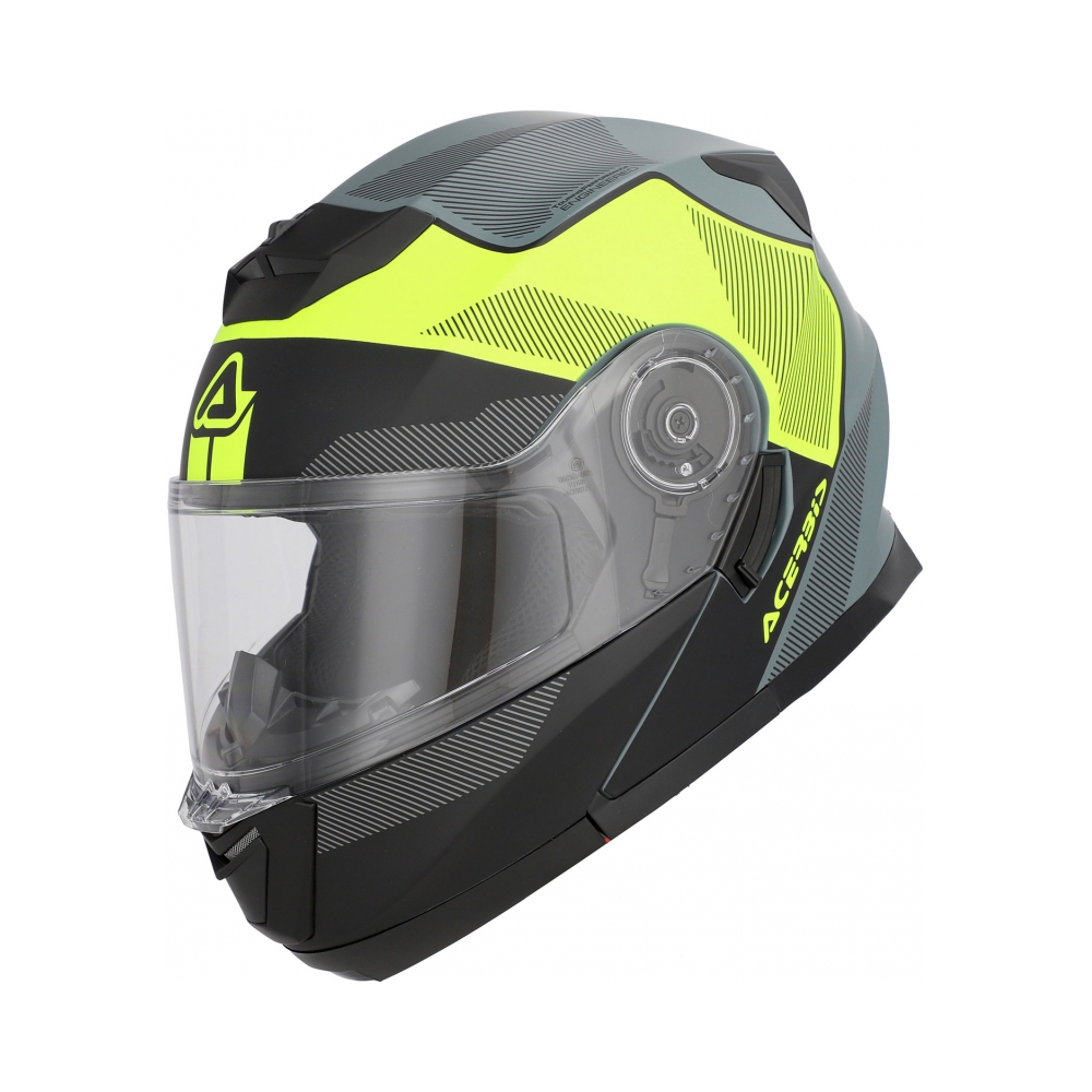 Acerbis Каска Serel Black/Fluo Yellow - изглед 2