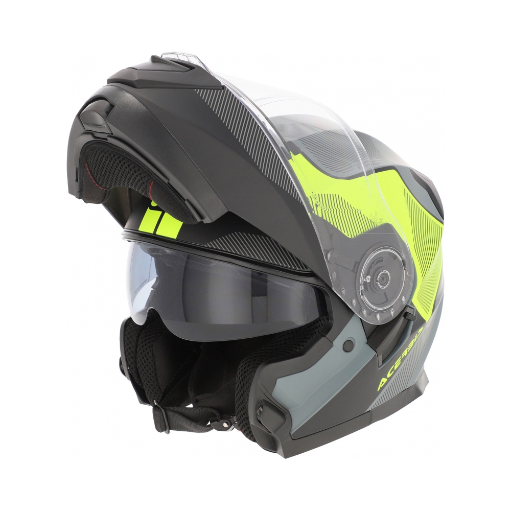 Acerbis Каска Serel Black/Fluo Yellow - изглед 1