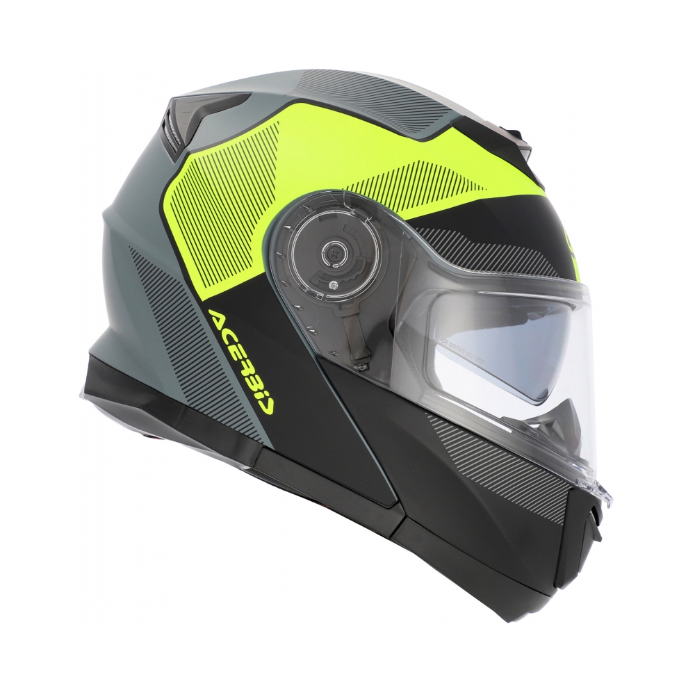 Acerbis Каска Serel Black/Fluo Yellow - изглед 4