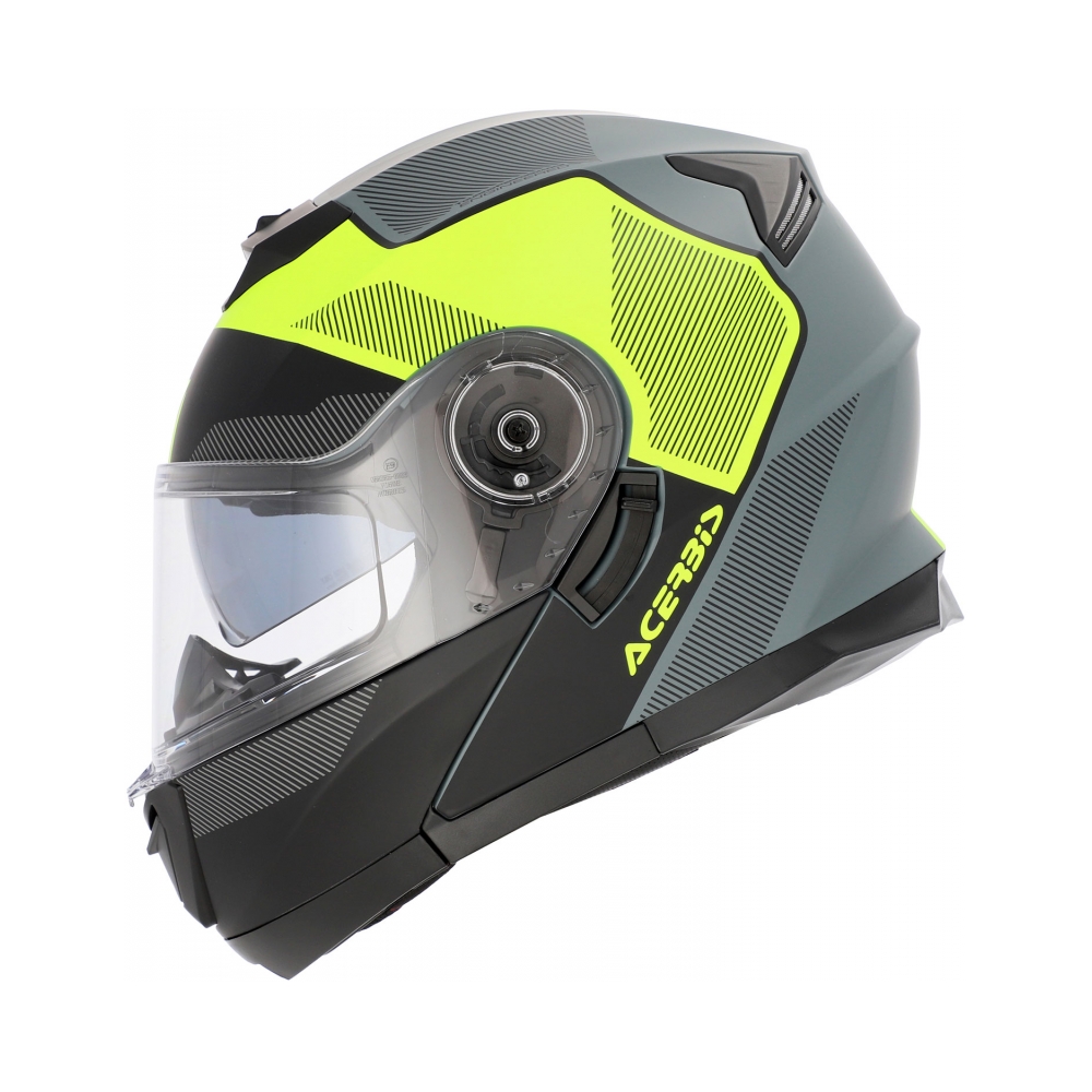 Acerbis Каска Serel Black/Fluo Yellow - изглед 6