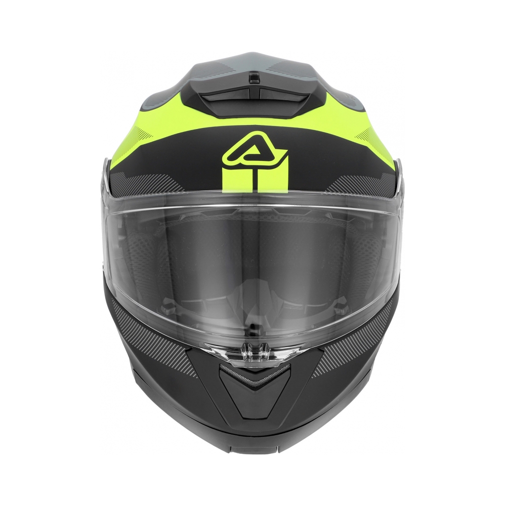 Acerbis Каска Serel Black/Fluo Yellow - изглед 3
