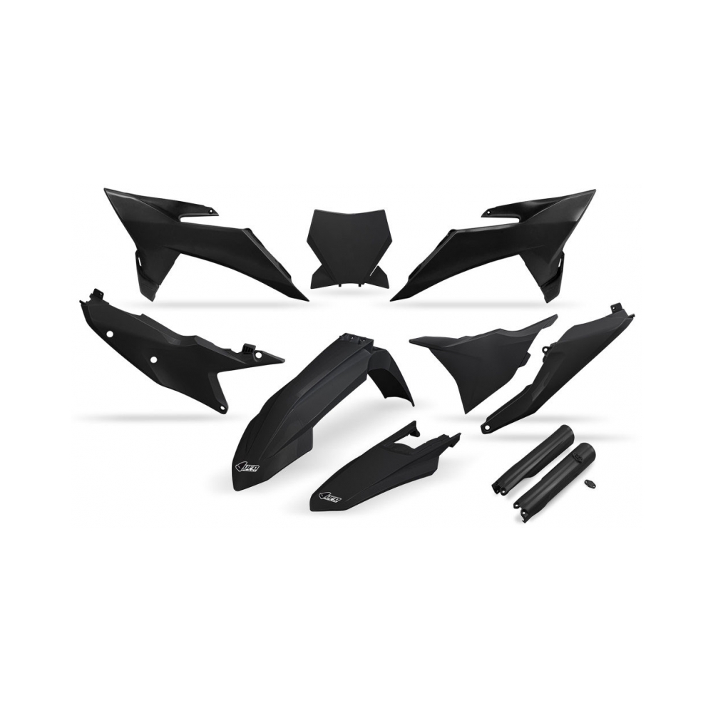 UFO Комплект пластмаси KTM SX125-300 2025, SX-F250-350 2025 черен - изглед 1