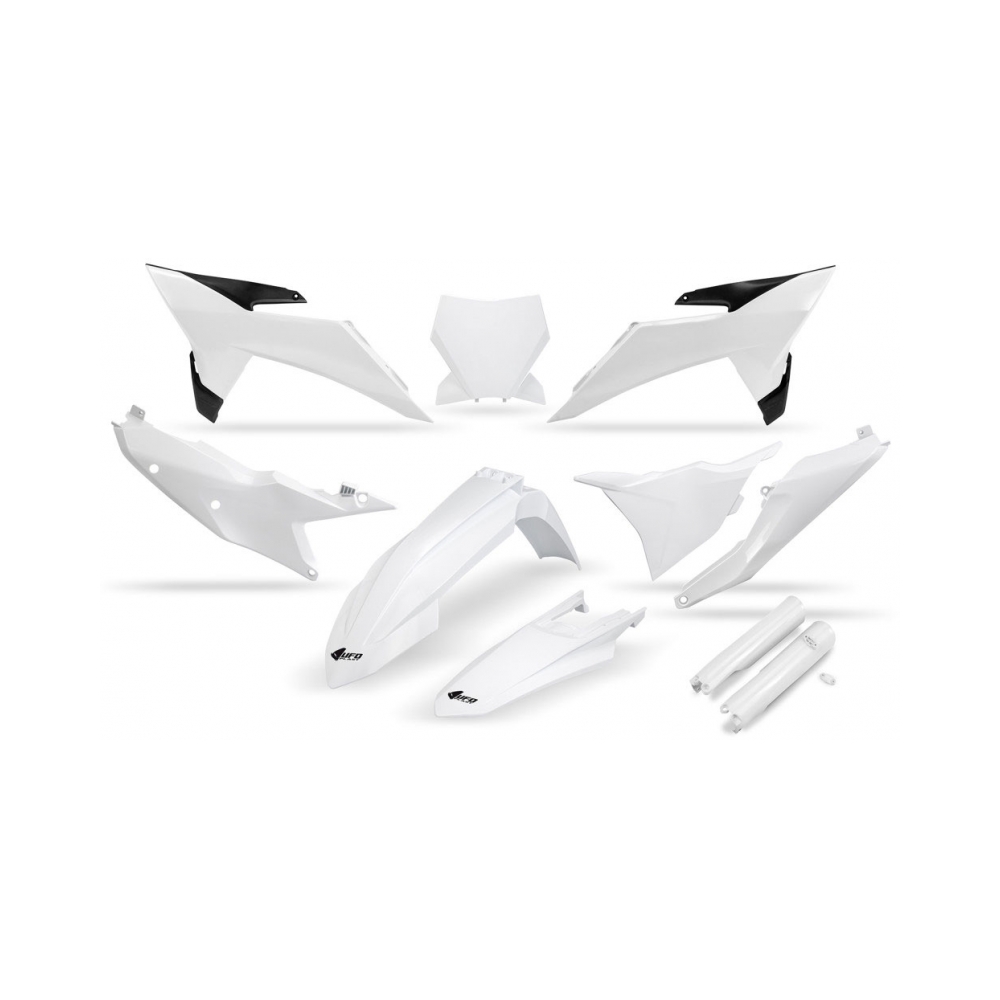 UFO Комплект пластмаси KTM SX125-300 2025, SX-F250-350 2025 бял - изглед 1