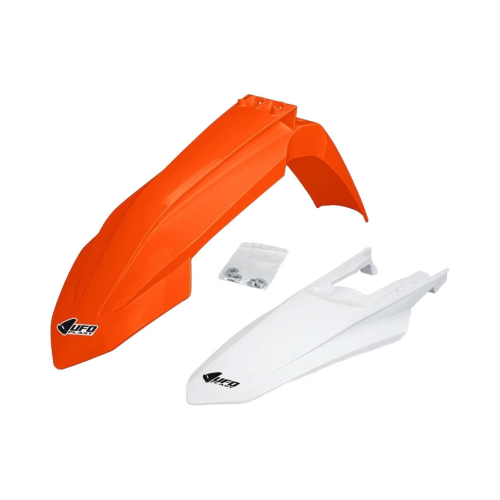UFO Преден и заден калник KTM SX125-250, SX-F250-450 23-25 оранжев - изглед 1