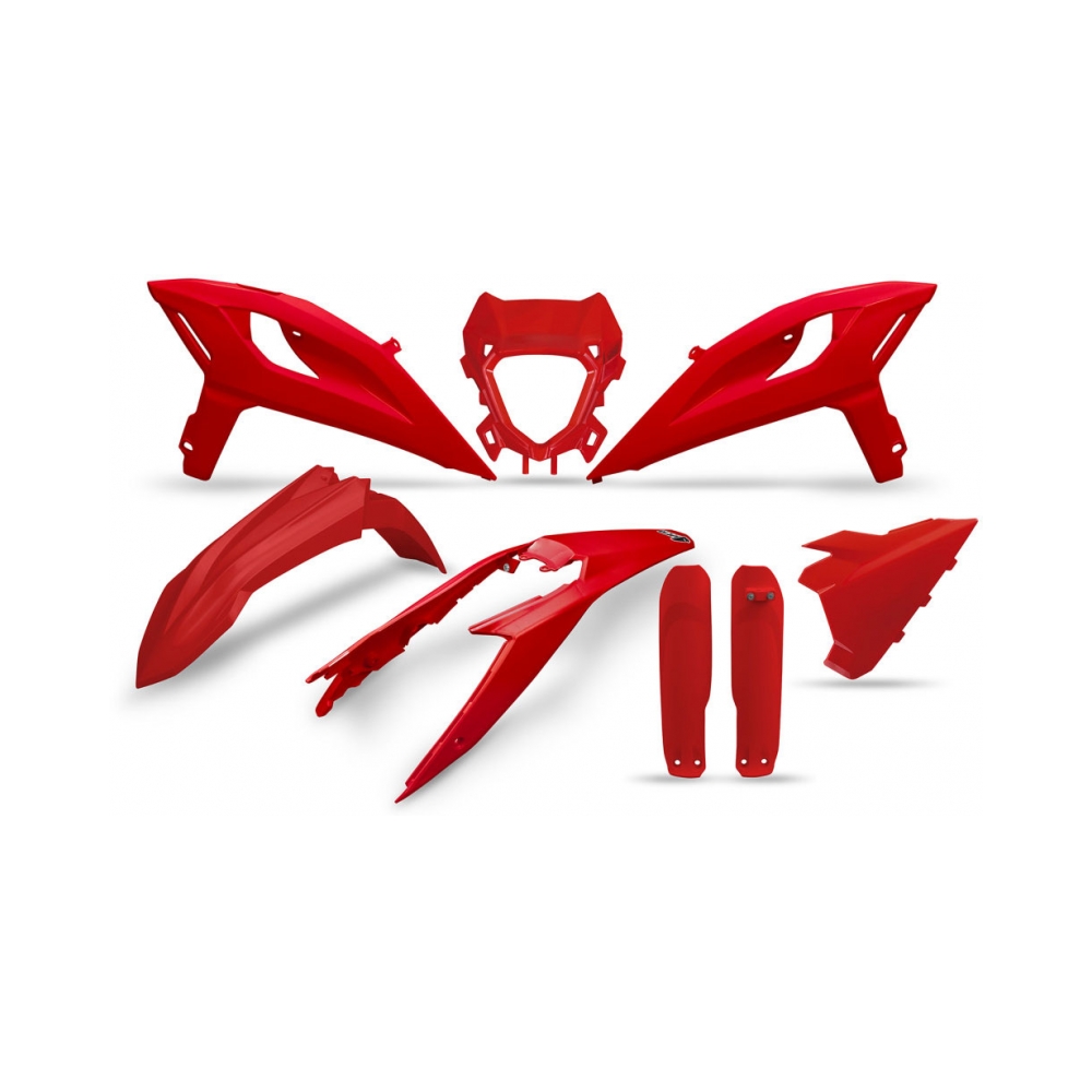 UFO Комплект пластмаси Beta RR250-450 2025 червен - изглед 1