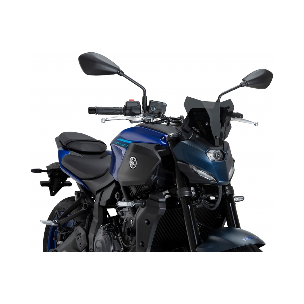 Puig Слюда New Generation Sport Yamaha MT-07/ Y-AMT 2025 Dark Smoke - изглед 1