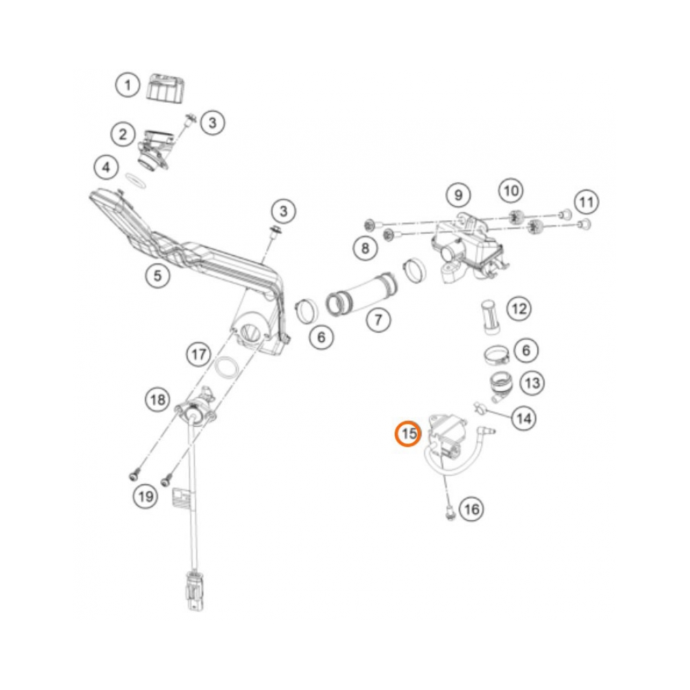 KTM Маслена помпа OEM KTM EXC150-300 18-25; Husqvarna TE150-300 18-25; Gas Gas - изглед 2