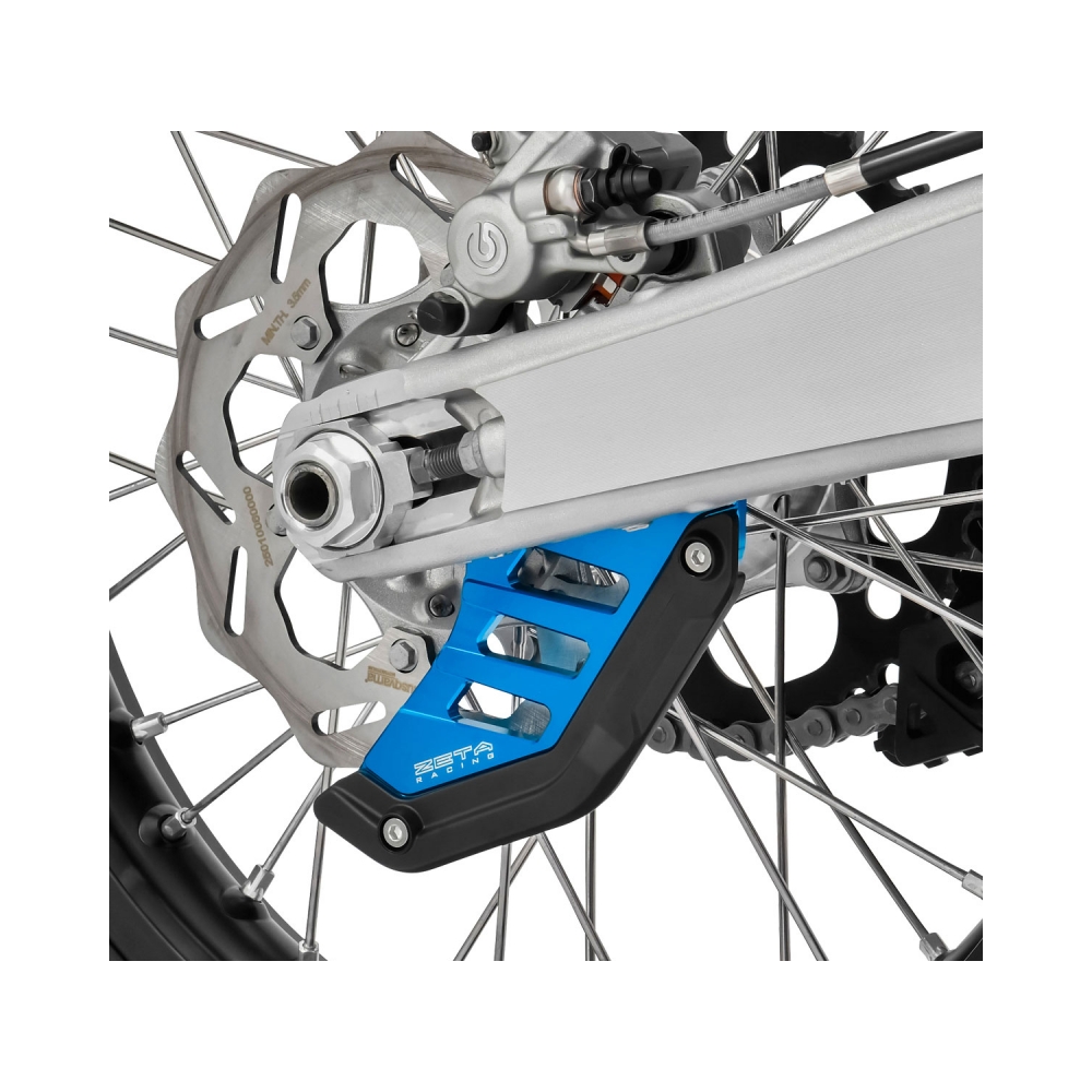 DRC-Zeta Предпазител за заден спирачен диск KTM EXC/EXC-F 24-25, SX/SX-F 23-25; Husqvarna FC/TC 14-25, FE/TE 22-25; Gas Gas син - изглед 3