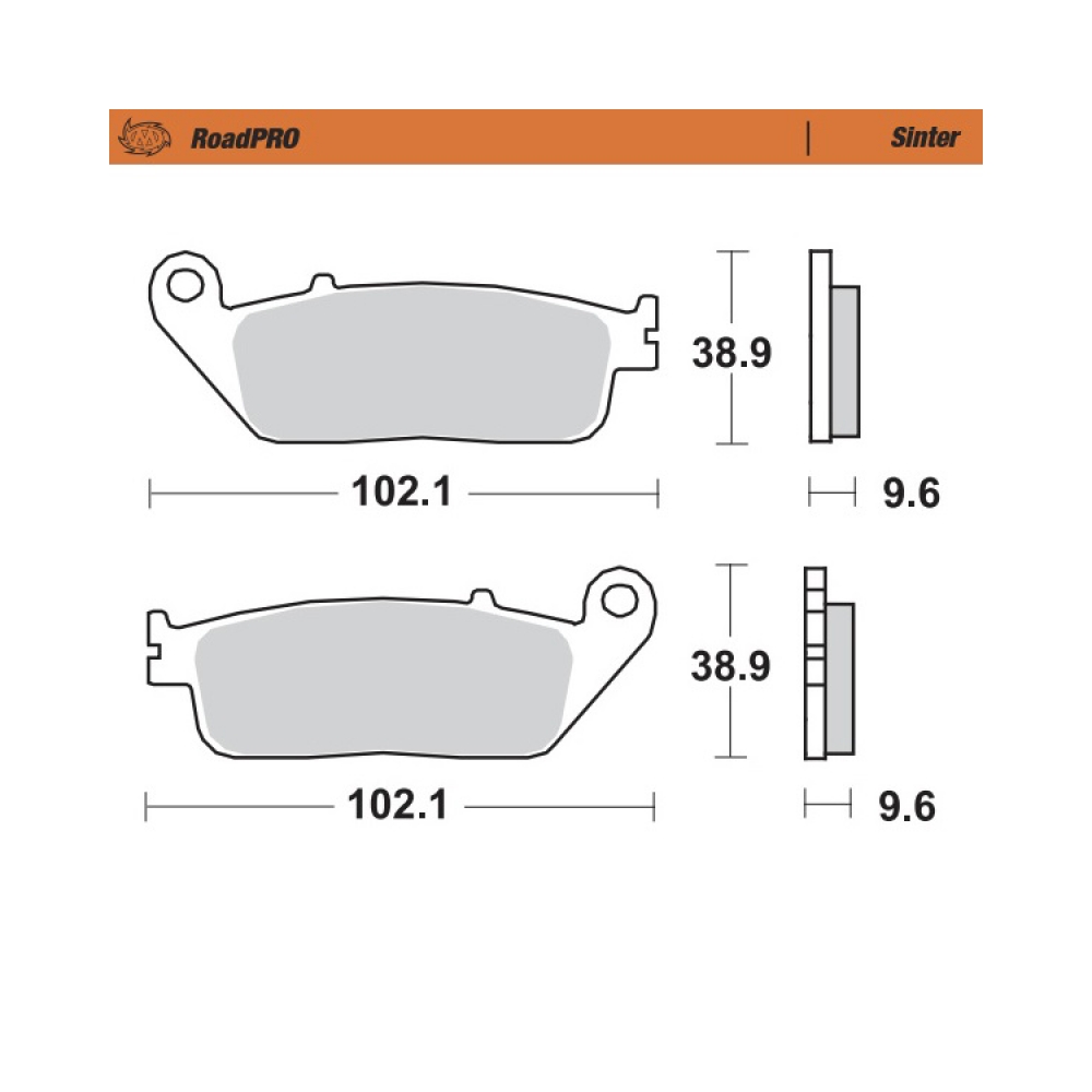 Moto-Master Накладки предни 404001 Honda - изглед 1