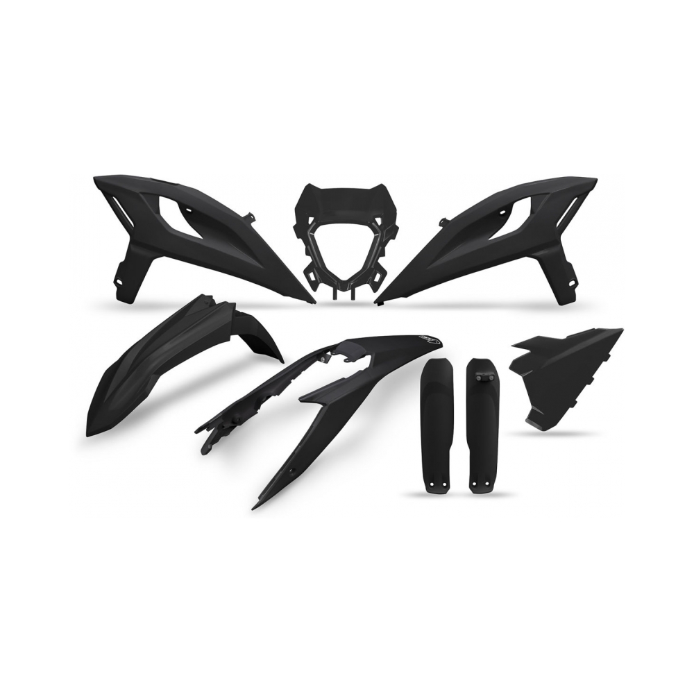 UFO Комплект пластмаси Beta RR250-450 2025 черен - изглед 1
