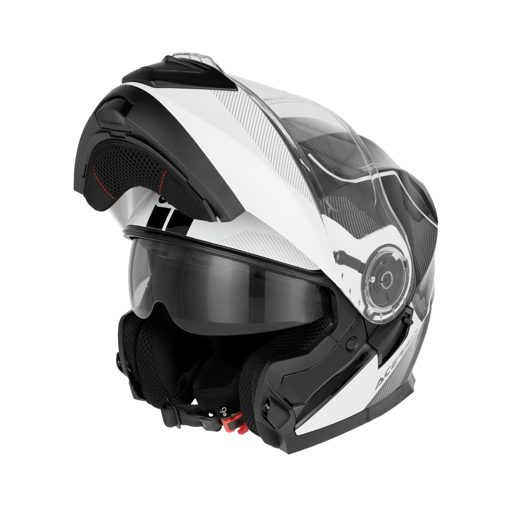 Acerbis Каска Serel Black White - изглед 1