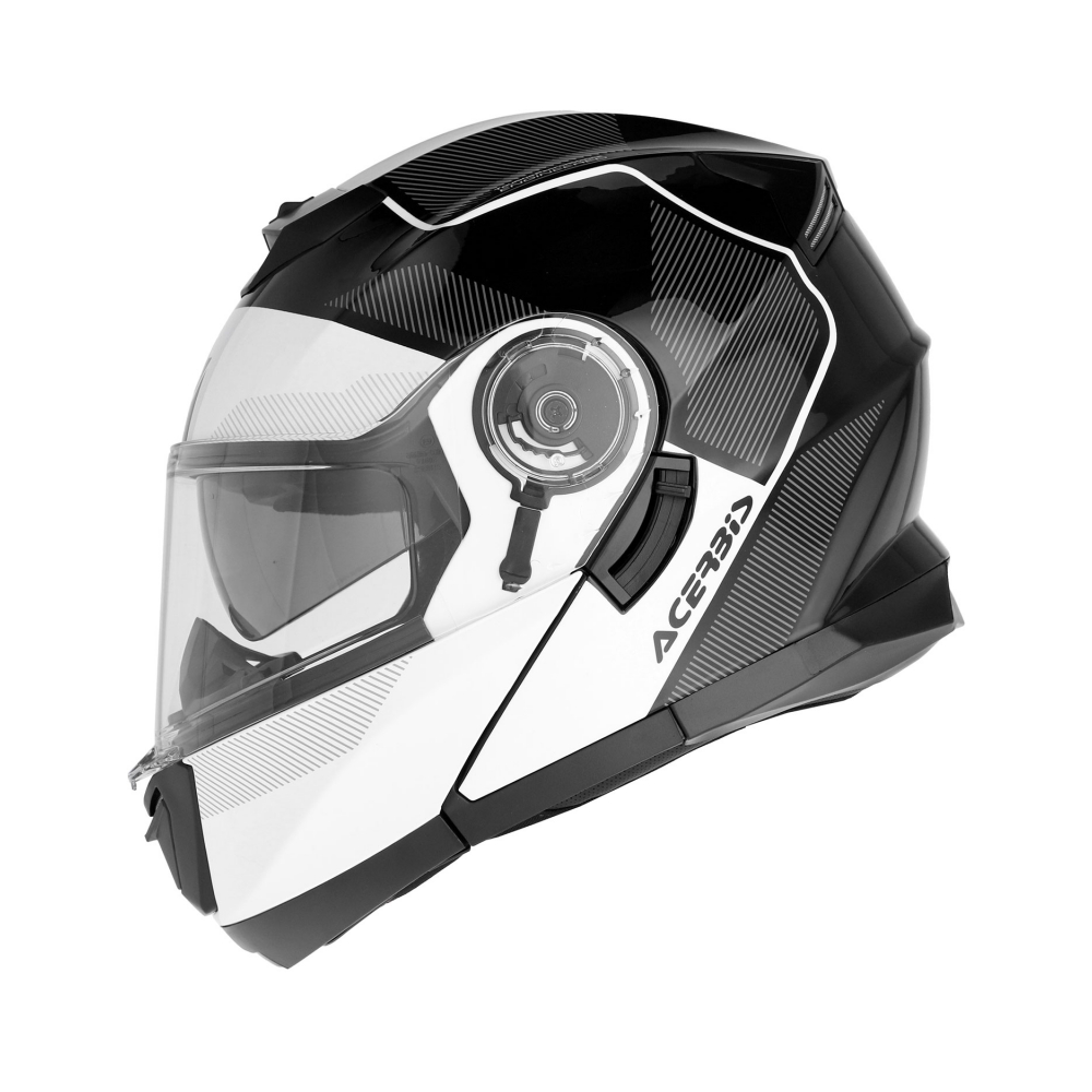 Acerbis Каска Serel Black White - изглед 5