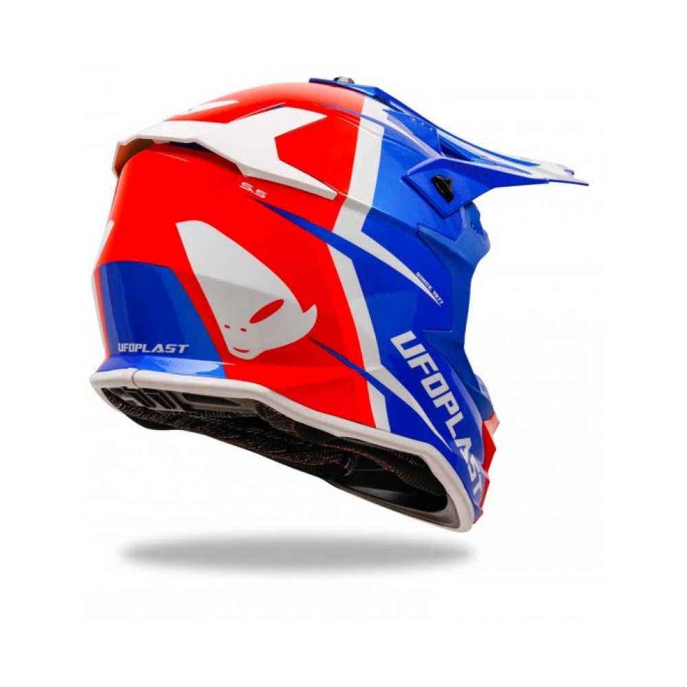 UFO Каска Intrepid Blue/Red/White - изглед 6
