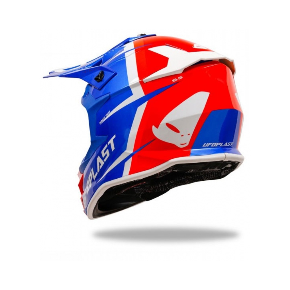 UFO Каска Intrepid Blue/Red/White - изглед 8