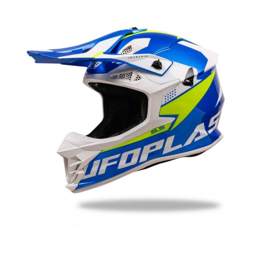 UFO Каска Intrepid Blue/Yellow - изглед 10