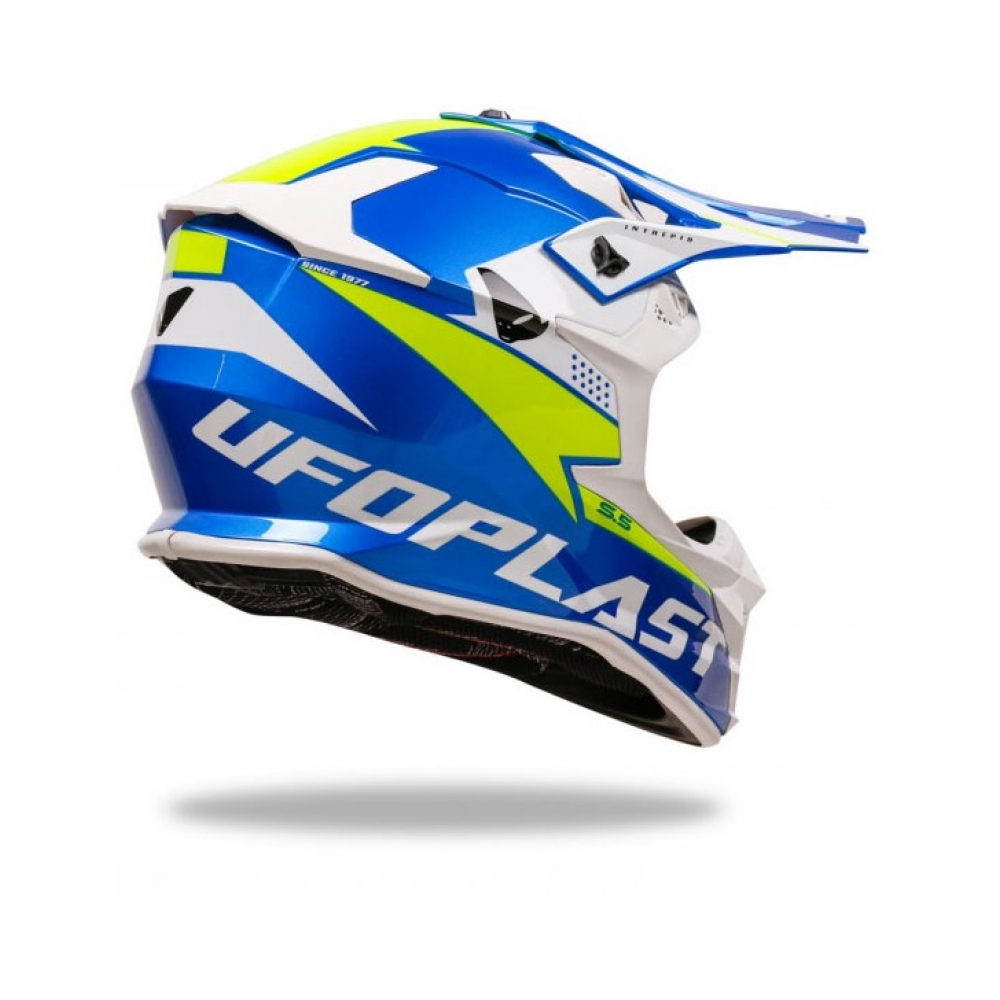 UFO Каска Intrepid Blue/Yellow - изглед 5