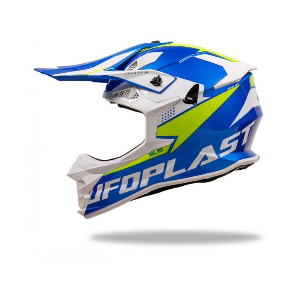 UFO Каска Intrepid Blue/Yellow - изглед 9