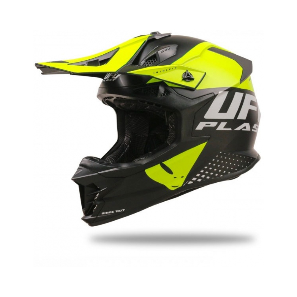 UFO Каска Intrepid Black/Neon Yellow - изглед 10