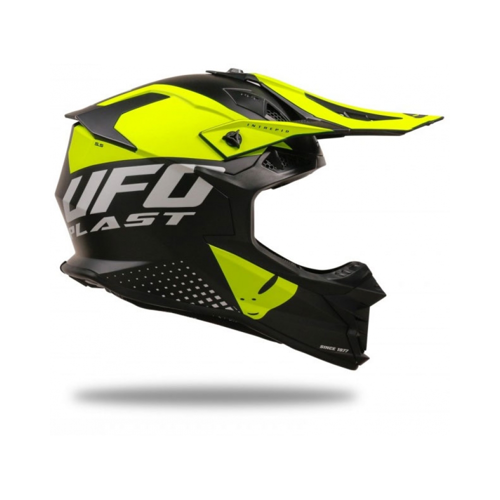 UFO Каска Intrepid Black/Neon Yellow - изглед 4