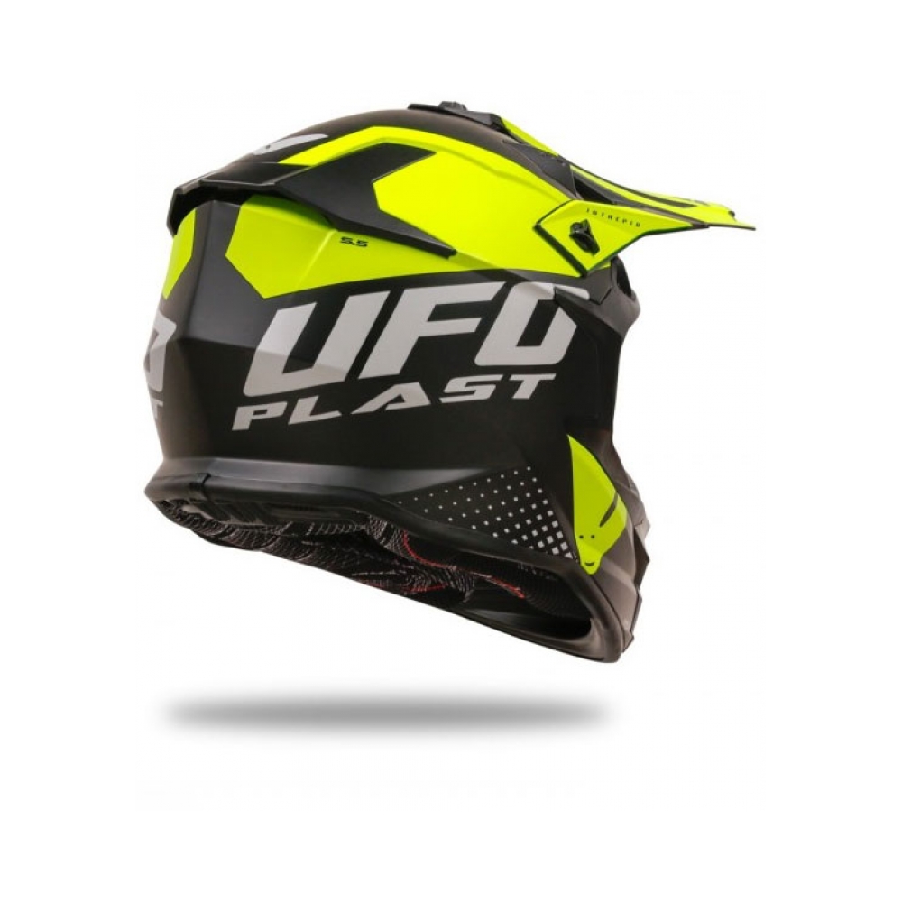 UFO Каска Intrepid Black/Neon Yellow - изглед 6