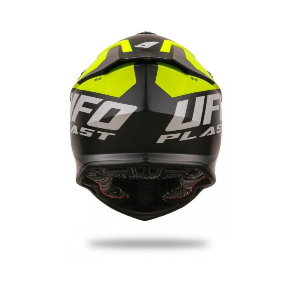 UFO Каска Intrepid Black/Neon Yellow - изглед 7