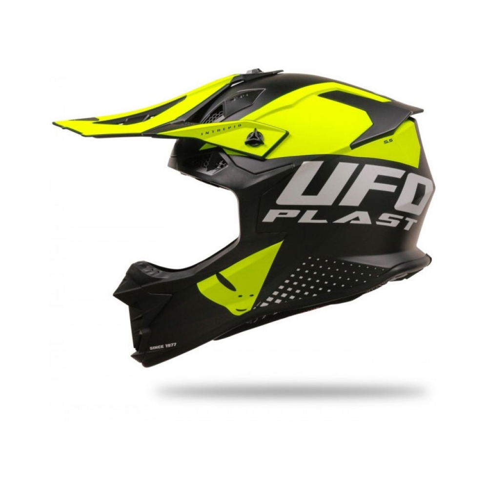 UFO Каска Intrepid Black/Neon Yellow - изглед 9