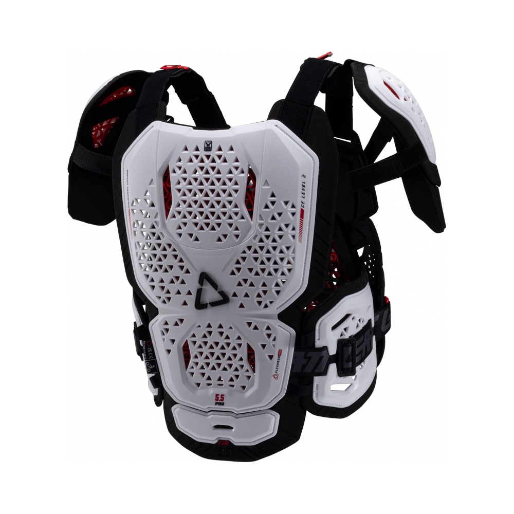 Leatt Нагръдник 5.5 Pro Evo White - изглед 5