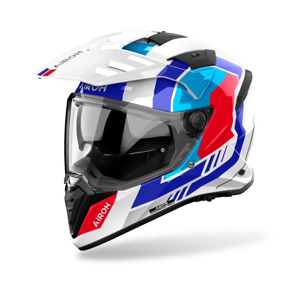 Airoh Каска Bandit Horn White Gloss - изглед 1