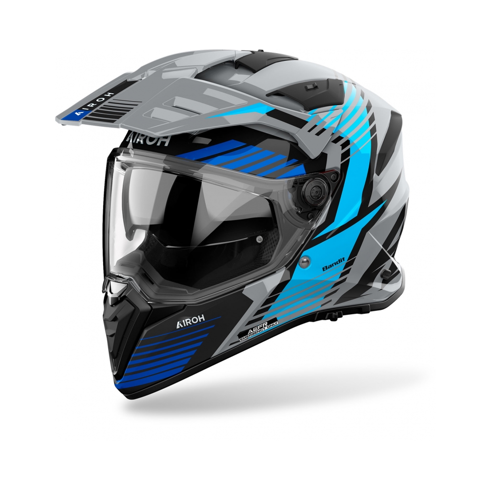 Airoh Каска Bandit Spicy Blue Gloss - изглед 1