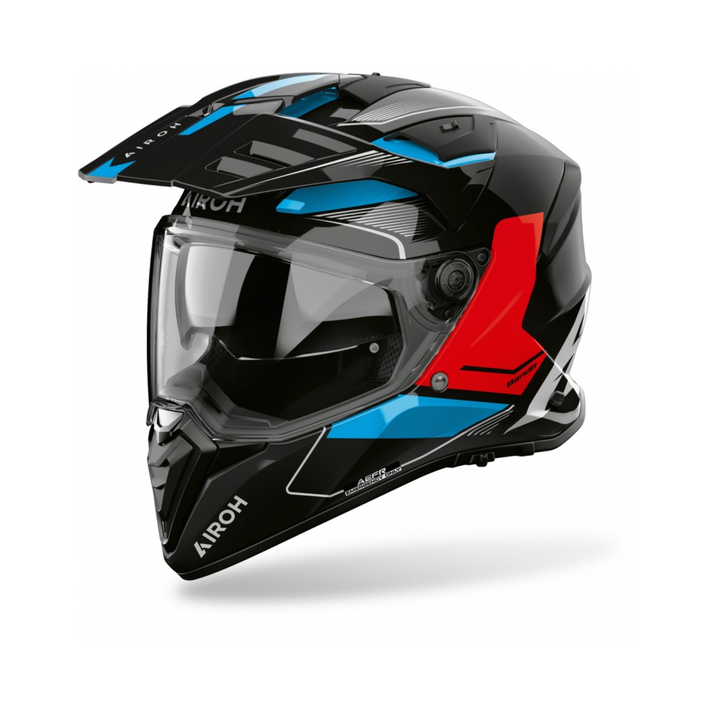 Airoh Каска Bandit Tune Blue Red Gloss - изглед 1