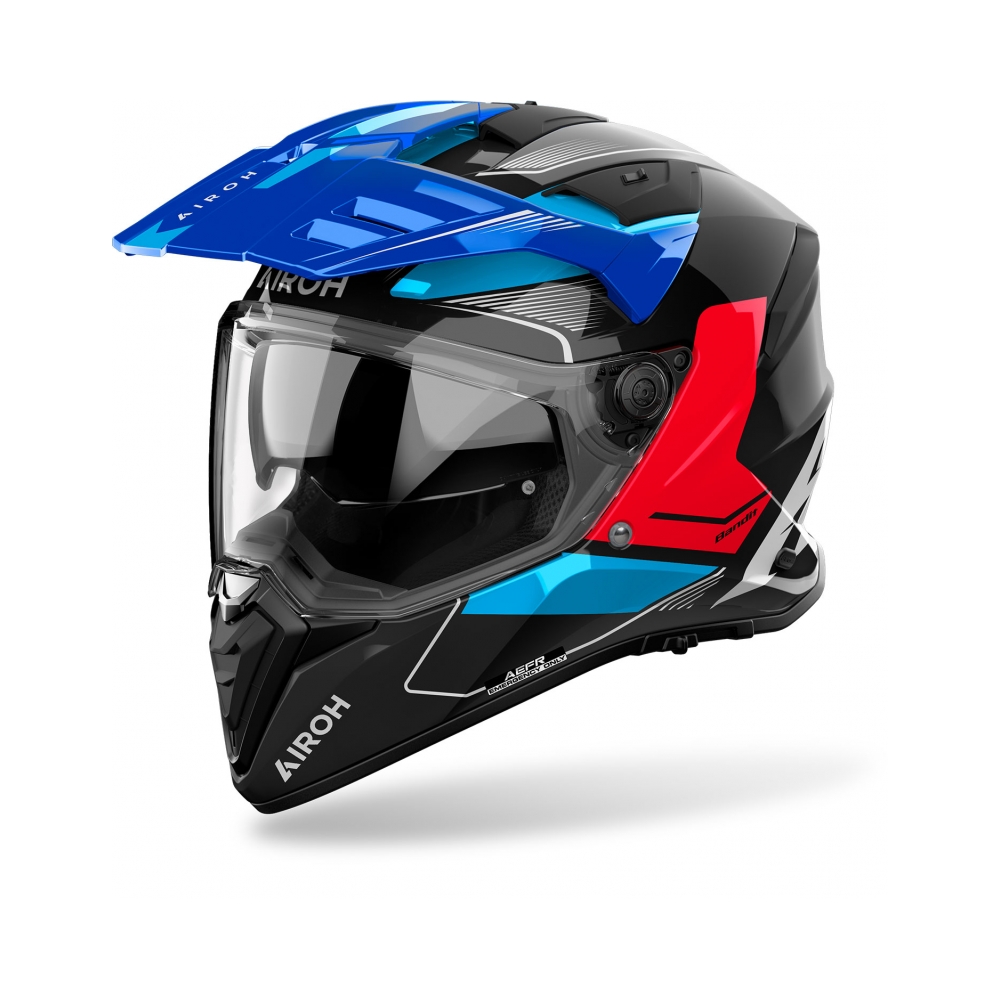 Airoh Каска Bandit Tune Blue Red Gloss - изглед 1