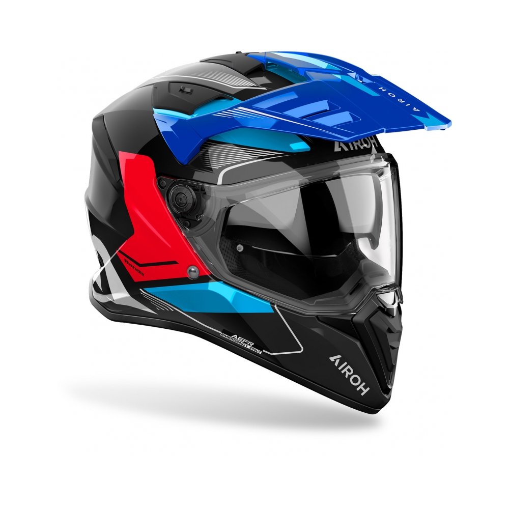 Airoh Каска Bandit Tune Blue Red Gloss - изглед 2